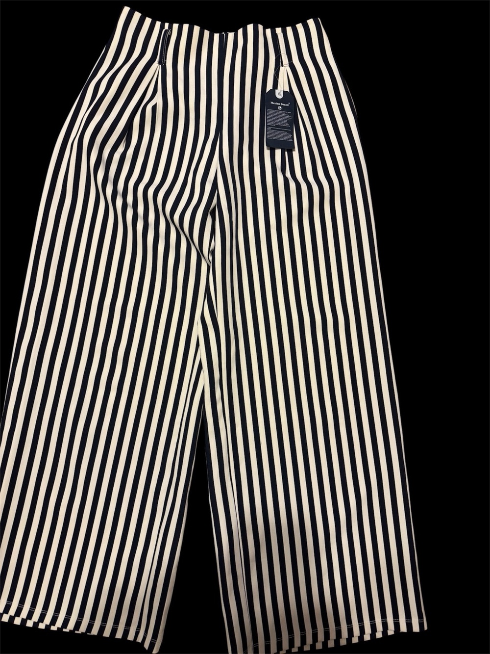 Maximo Donatti cotton strech wide leg pants size M brand new
